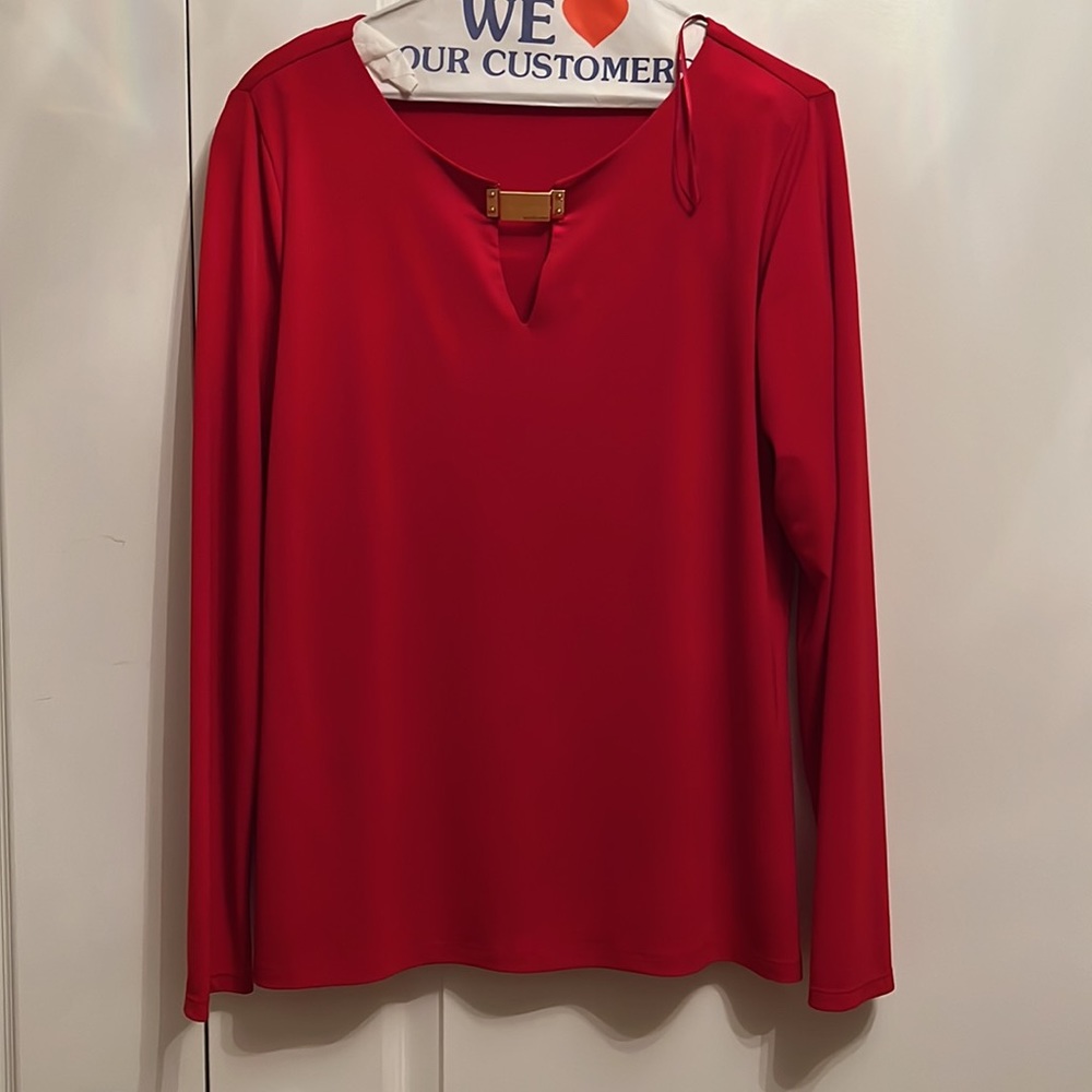 Michael Kors Red Blouse